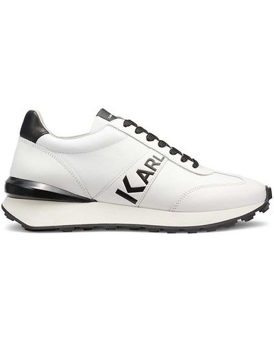 Karl Lagerfeld Logo Sneakers - White