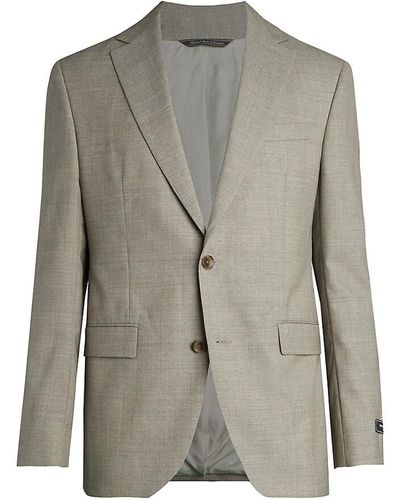 Jack Victor Wool Modern Fit Blazer - Gray