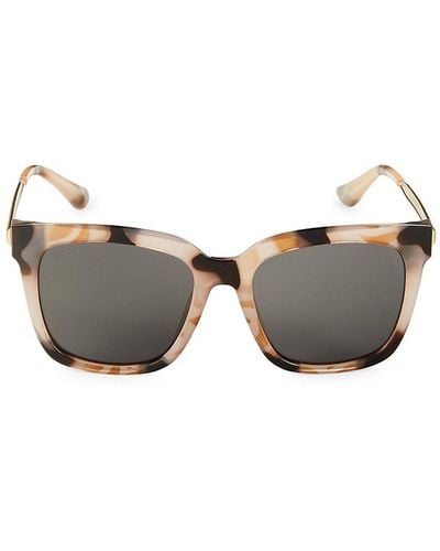 DIFF 54mm Ombre Rectangle Sunglasses - Multicolor