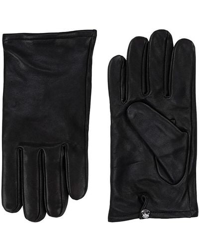 Black Brown 1826 The Classic Leather Gloves - Black