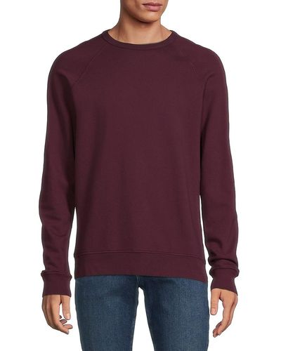 Vince Raglan Sleeve Sweatshirt - Purple