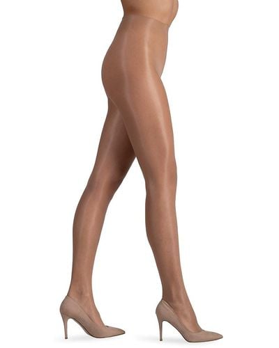 LECHERY 1-pack Lustrous Shiny 40 Denier Tights - Natural