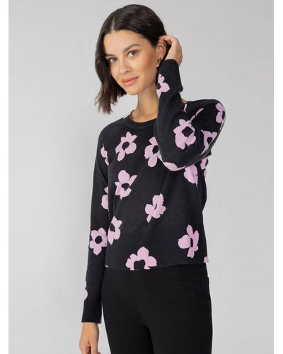 Sanctuary All Day Long Sweater Pink No.3 Flower Pop