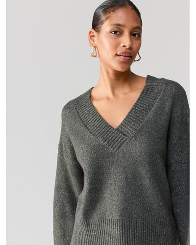 Sanctuary Favorite Season Sweater Heather Mineral - Gray