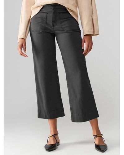 Sanctuary The Marine Standard Rise Crop Pant Obsidian - Natural
