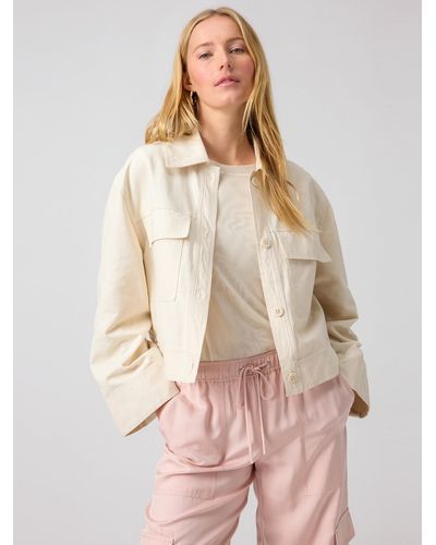 Sanctuary Lila Canvas Jacket Birch - Natural