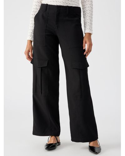 Rowan Satin Semi High Rise Cargo Pant Black – Sanctuary Clothing
