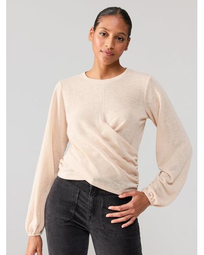 Sanctuary I'm Yours Knit Top Moonlight Beige - Natural