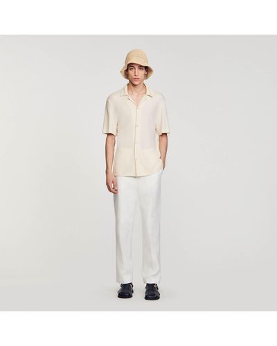 Sandro Shark Collar Shirt - White