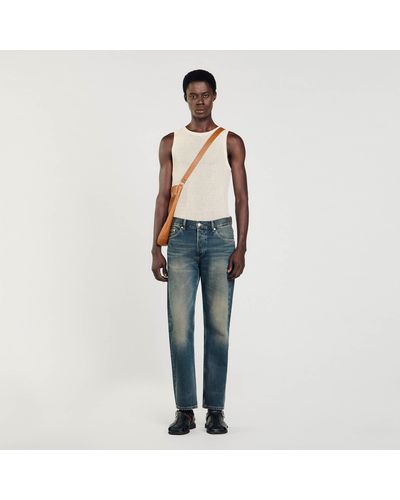 Sandro Regular Faded Jeans - Grey