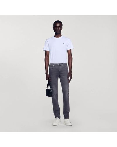 Sandro Washed Jeans - Grey