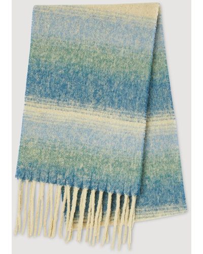 Sandro Patterned Scarf - Blue