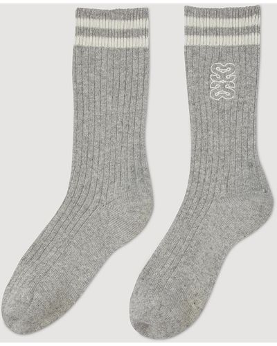 Sandro Multi S Socks - Grey