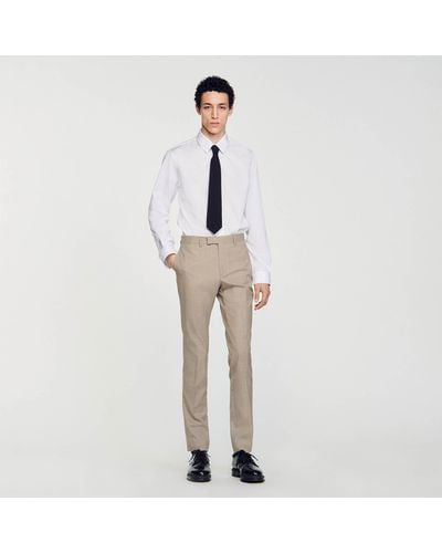 Sandro Suit Trousers - White