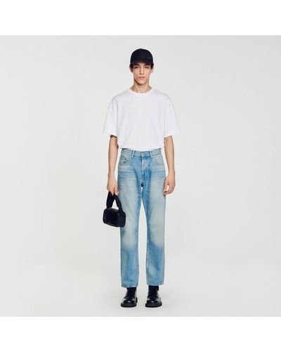 Sandro Faded Jeans - Blue