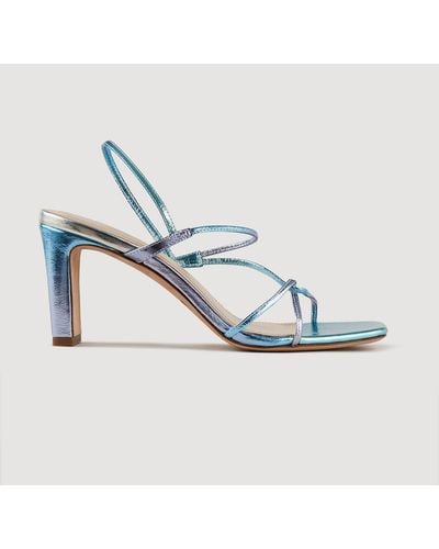 Sandro Sandals With Thin Straps - Blue