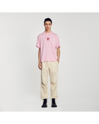 Sandro Starfish T-Shirt - Pink