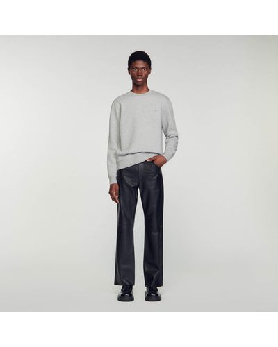 Sandro Fleece Sweatshirt - Grey