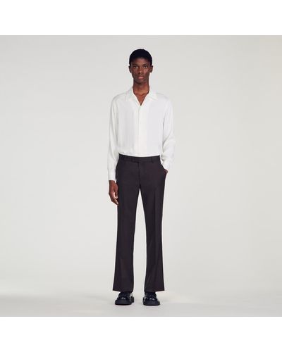 Sandro Suit Trousers - White