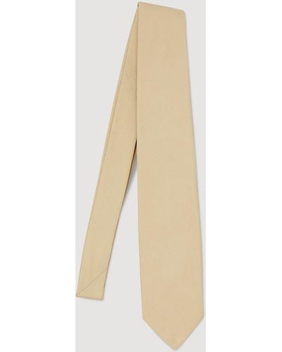 Sandro Oversize Tie - White