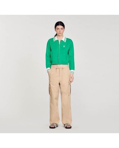 Sandro Cargo Trousers - Green