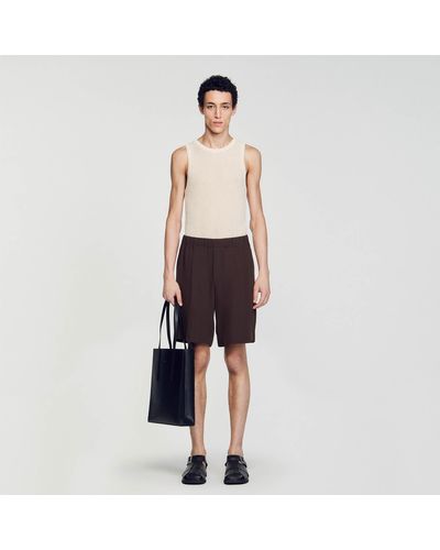 Sandro Wide-Leg Shorts - Multicolour