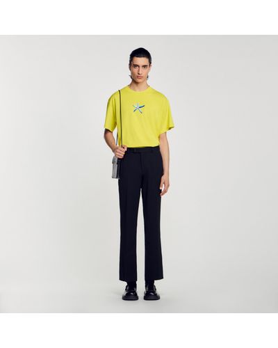 Sandro Starfish T-Shirt - Yellow
