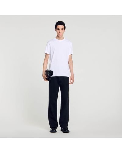 Sandro Tee-shirt en coton - Blanc