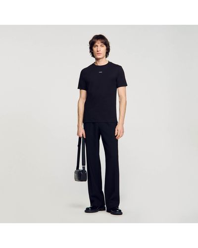 Sandro Tee-shirt à manches courtes - Noir