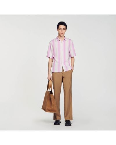 Sandro Striped Shirt - Pink
