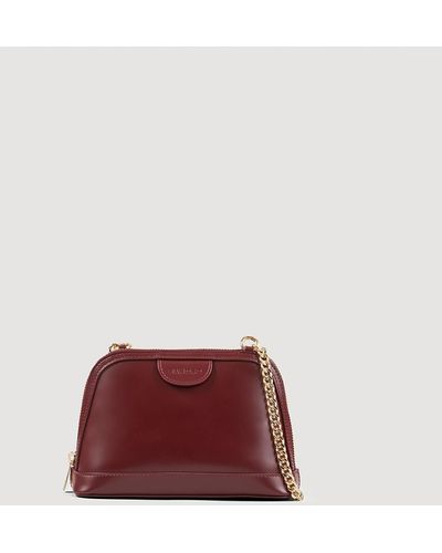 Sandro Smooth Leather Rittah Bag - Red