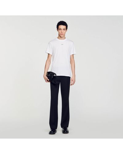 Sandro Short-Sleeved T-Shirt - White