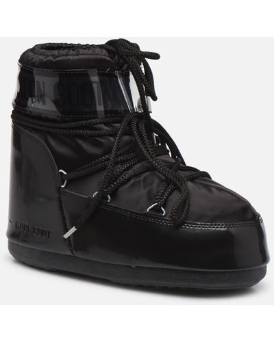 Moon Boot Classic Low Glance - Schwarz