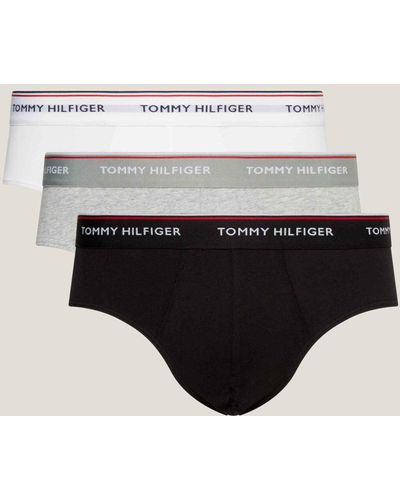 Tommy Hilfiger 3P Brief 1U87903766 - Schwarz