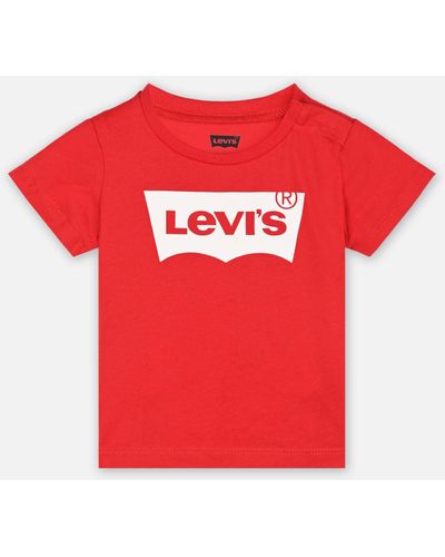 Levi's 8157 - Batwing Tee - Bébé - Rot
