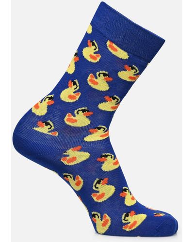 Happy Socks Rubber Duck Sock - Blau