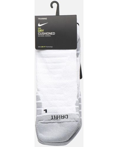 Nike Everyday Max Cushioned No Show Socks Socken 3er Pack - Weiß