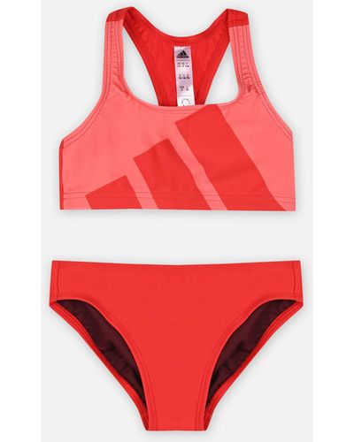 adidas Originals Yg Mh Bikini - Maillot de bain 2 pièces - Fille - Rot