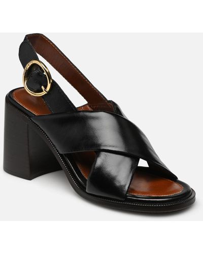 See By Chloé Lyna Sandals Mid Heel - Schwarz