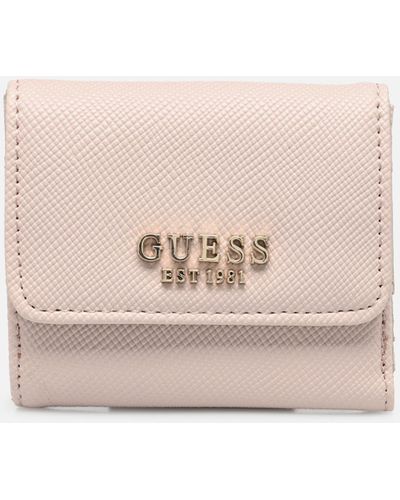 Guess LAUREL SLG CARD & COIN PURSE - Pink