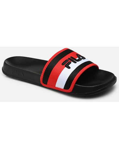 Fila Morro Bay Stripes Slipper - Schwarz