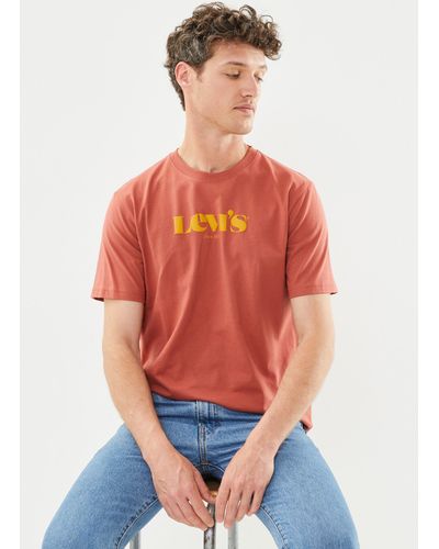 Levi's SS RELAXED FIT TEE - Rot