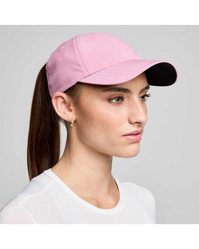 Saucony Outpace Pony Hat - Pink
