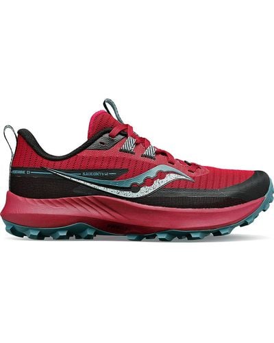 Saucony Peregrine 13 Trail Running Shoe - Red