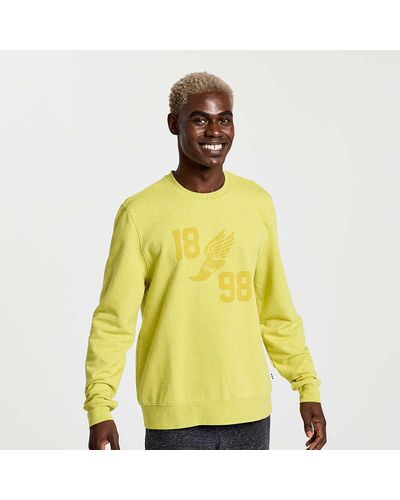 Saucony Rested Crewneck - Yellow