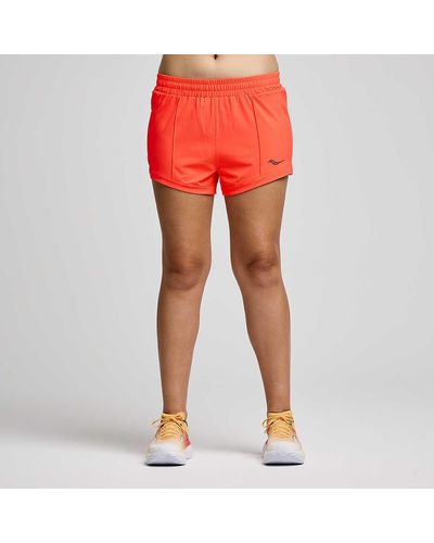 Saucony Outpace 3" Short - Red