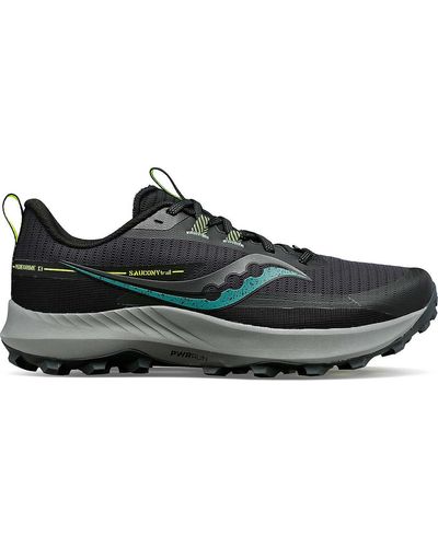 Saucony Peregrine 13 Wide Trail Running Shoe - Black