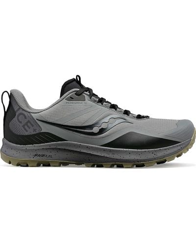 Saucony Peregrine Ice+ 3 Trail Running Shoes - Black