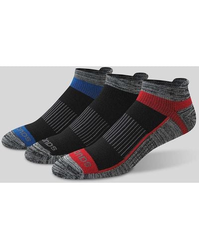 Saucony Inferno Cushioned No Show Tab 3-pack Socks - Multicolor