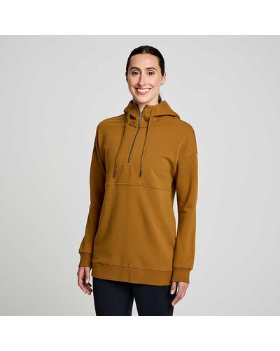 Saucony Recovery Zip Tunic - Brown